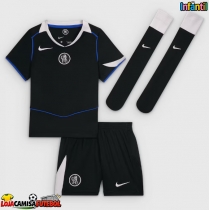 Camisa de Futebol Chelsea Dario Essugo #14 Equipamento Alternativo Infantil 2025-26 Manga Curta (+ Calças curtas)